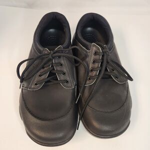 CROCS Velocity Work Shoes Black Mens 10 Women 12 Slip & Oil Resistant Lace Up